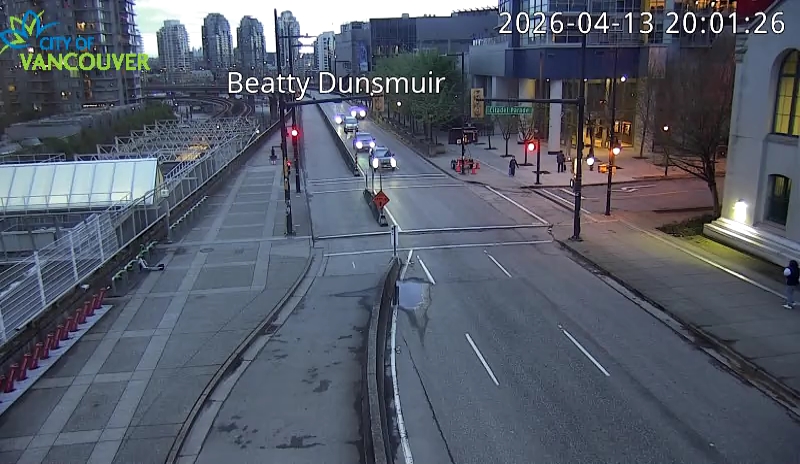 Beatty St and Dunsmuir St - East