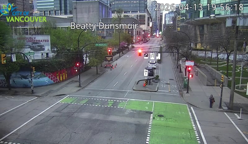 Beatty St and Dunsmuir St - West