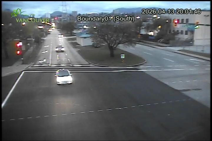 Boundary Road & E 1st Ave - North