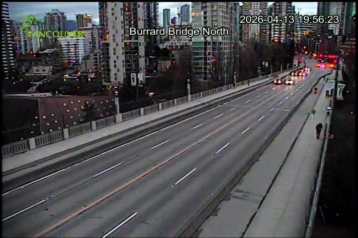 Burrard Street Bridge mid span - North