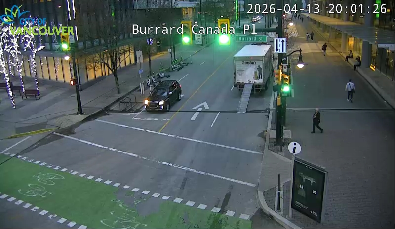 Burrard St & Canada Place - West