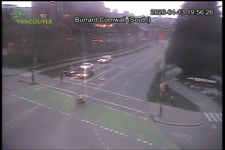 Burrard Bridge - West approach