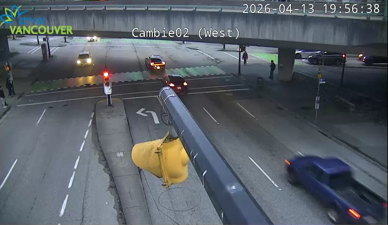 Cambie St & W 2nd Ave - West/East