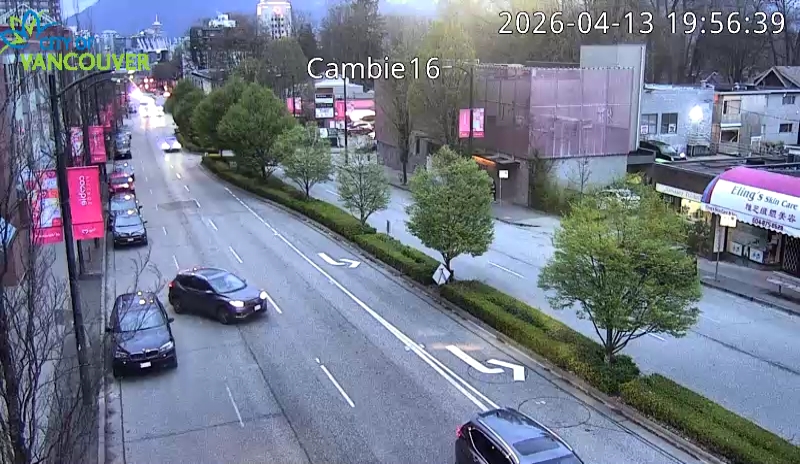 Cambie St and W 16th Ave - North