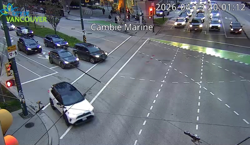 Cambie St & SW Marine Dr - N