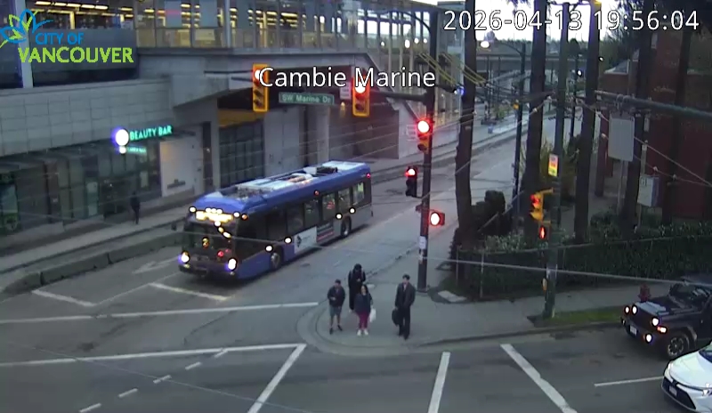 Cambie St & SW Marine Dr - W