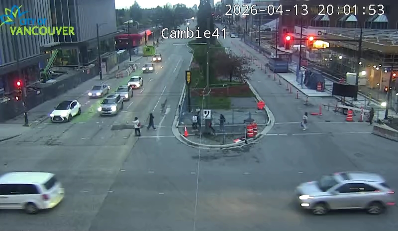 Cambie St & W 41st Ave - S