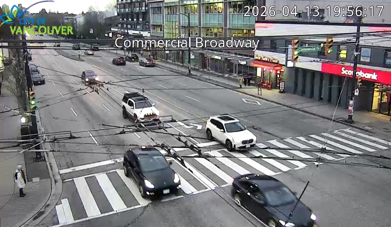 Commercial Dr & E Broadway - West