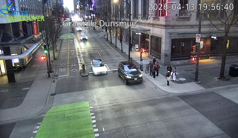 Granville St & Dunsmuir St - East