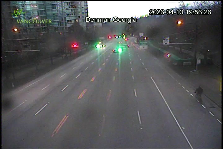 W Georgia St & Denman St - West