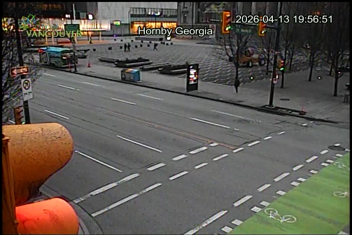 Hornby St & E Georgia St - East