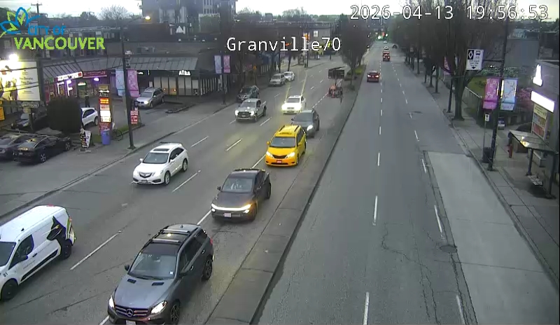 Granville St & W 70th Ave - S