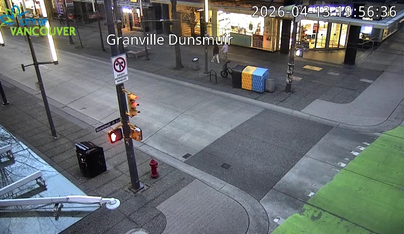 Granville St & Dunsmuir St - North