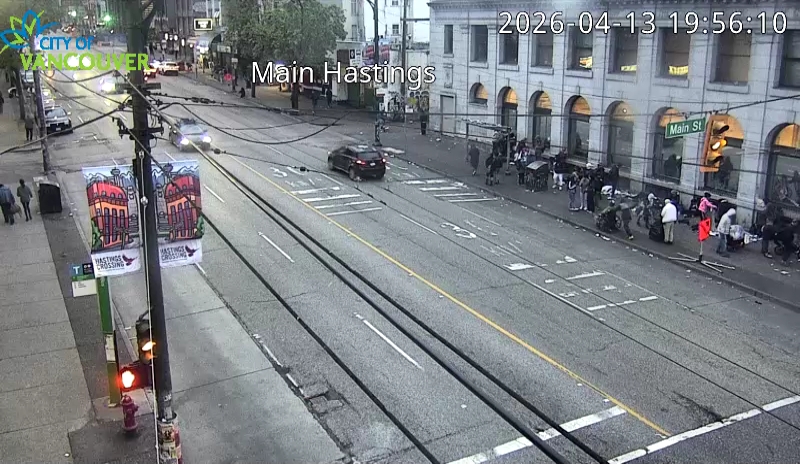 Main St & E Hastings St - East