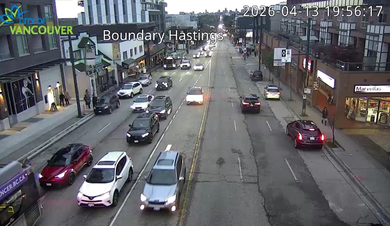 Boundary Rd & E Hastings St - West