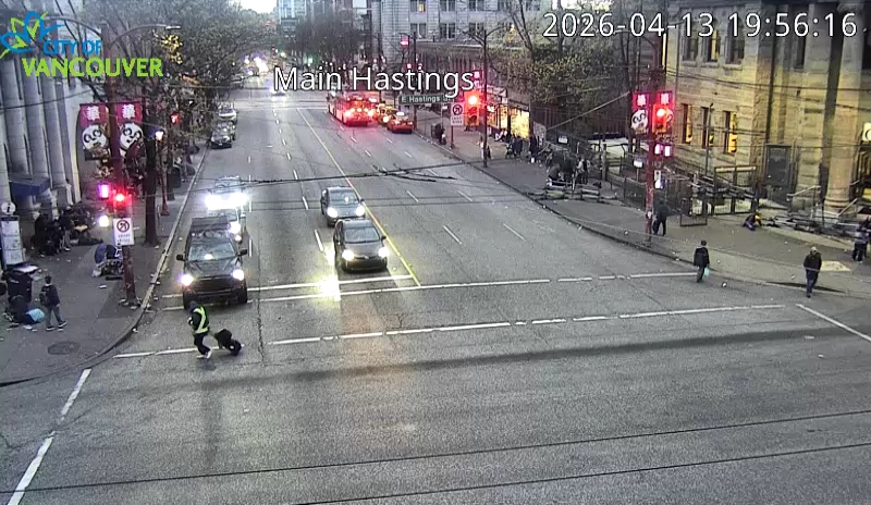 Main St & E Hastings St - South