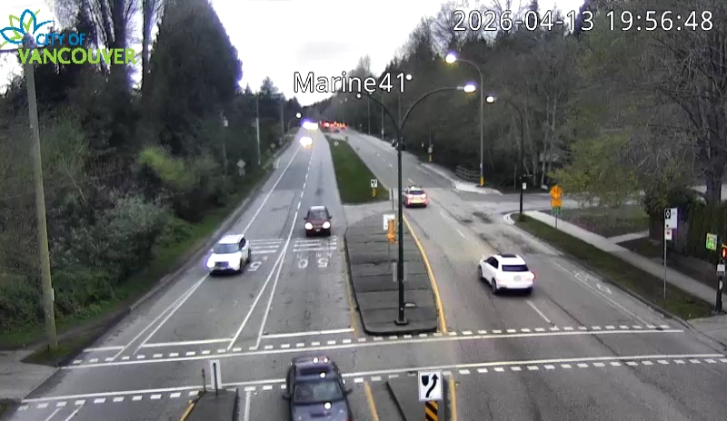 SW Marine Dr and W 41st Ave - West