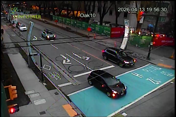 Oak St & W. 10th Ave - East