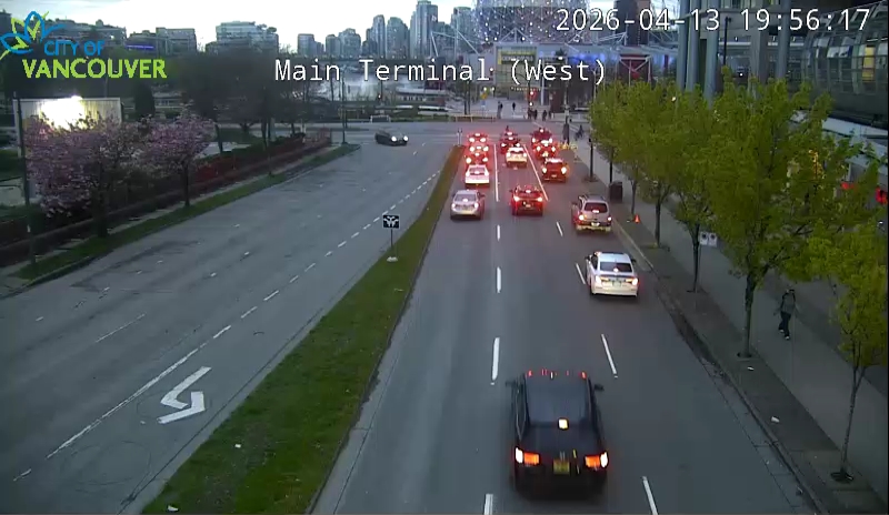 Main St & Terminal Ave - West