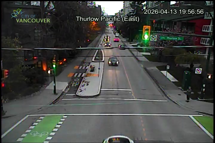 Thurlow St & Pacific St - W